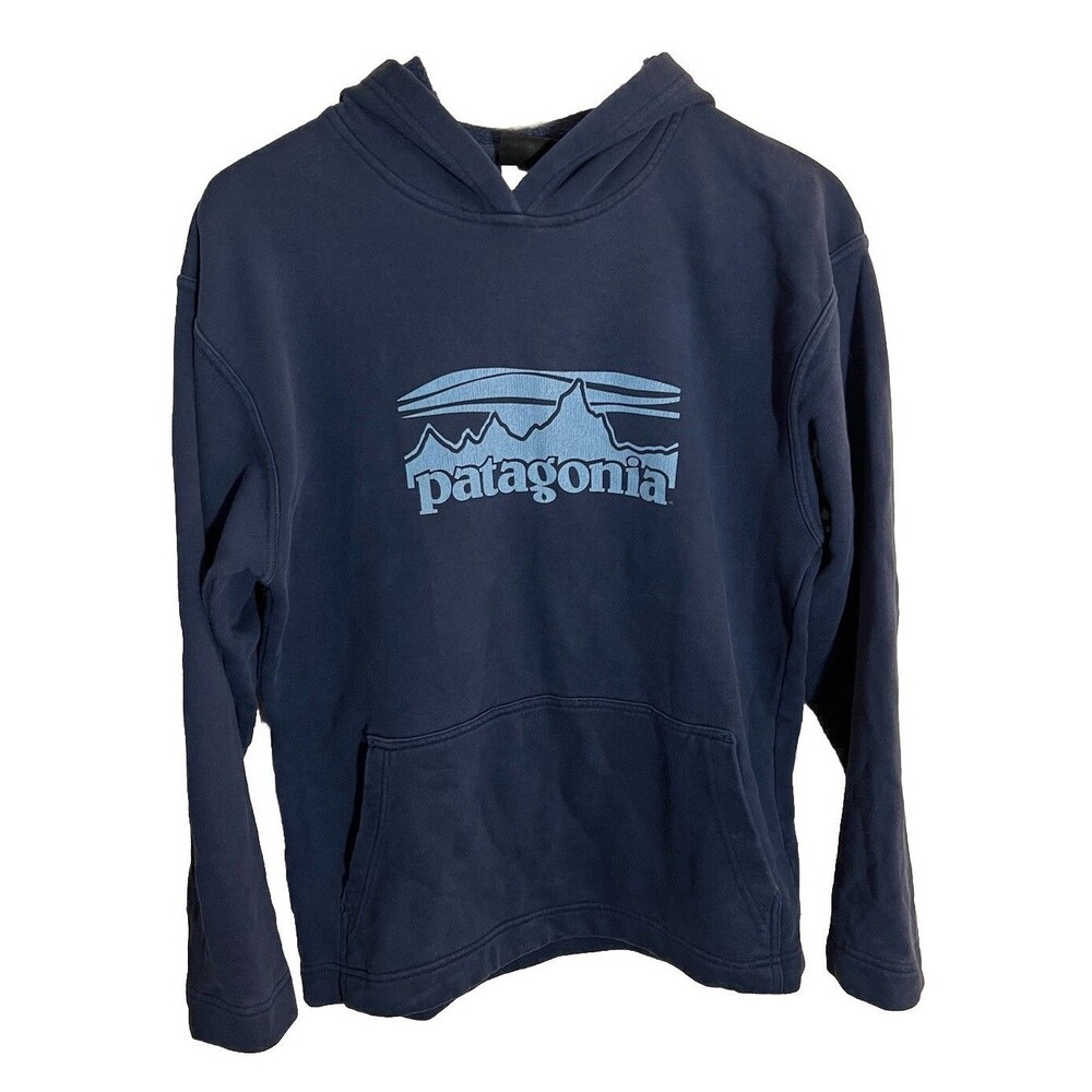 Patagonia Men's Hoodie Sweatshirt - blue - Size XS